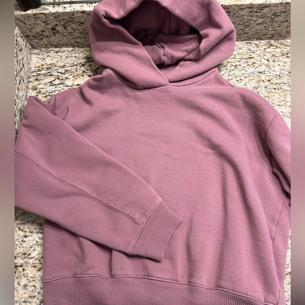 mauve color hoodie size small